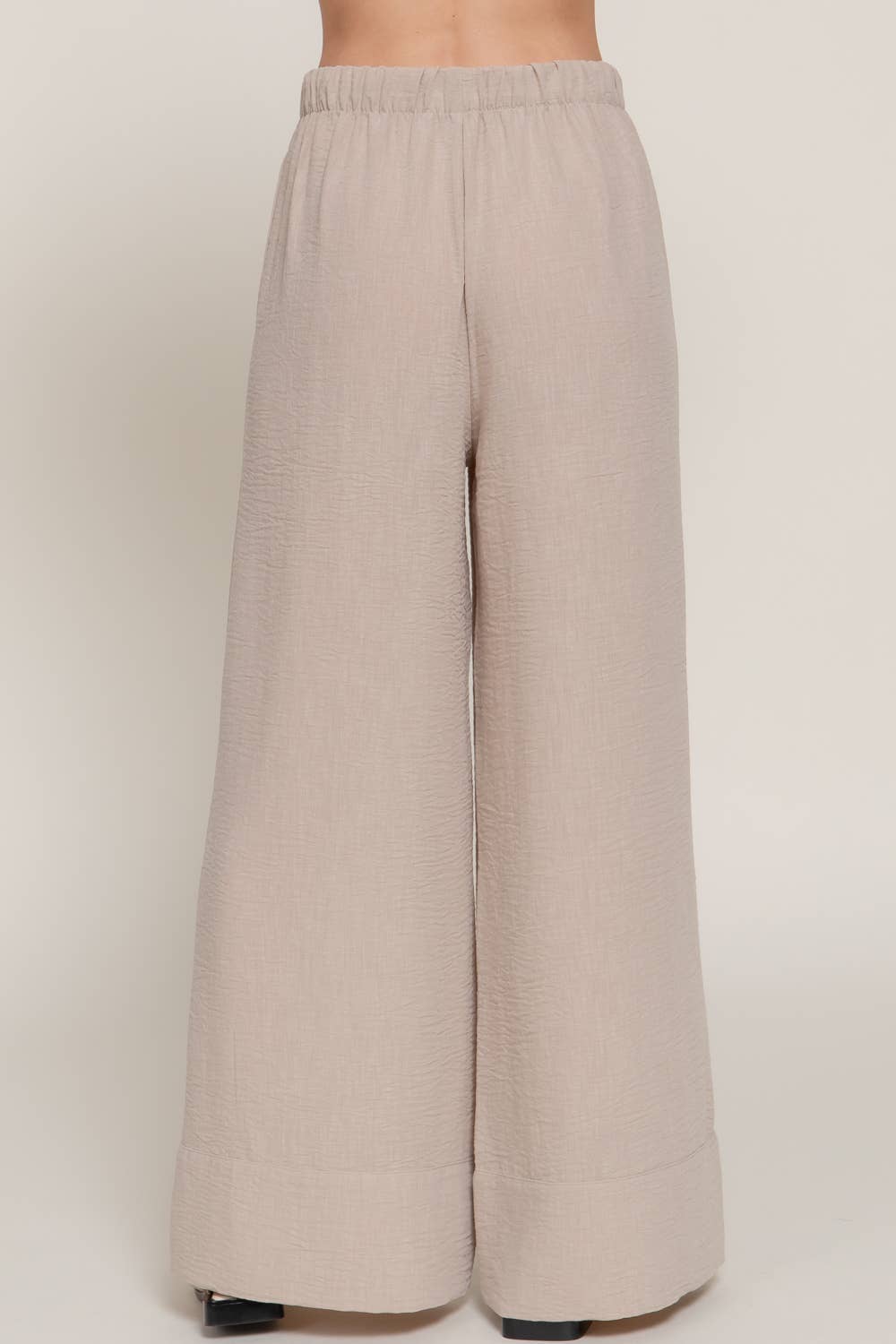 Boho Palazzo Pants in Sand Beige ā Wide-Leg, Lightweight & Effortless