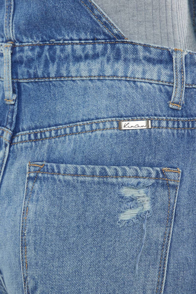 Kancan Overalls Medium Stone Wash