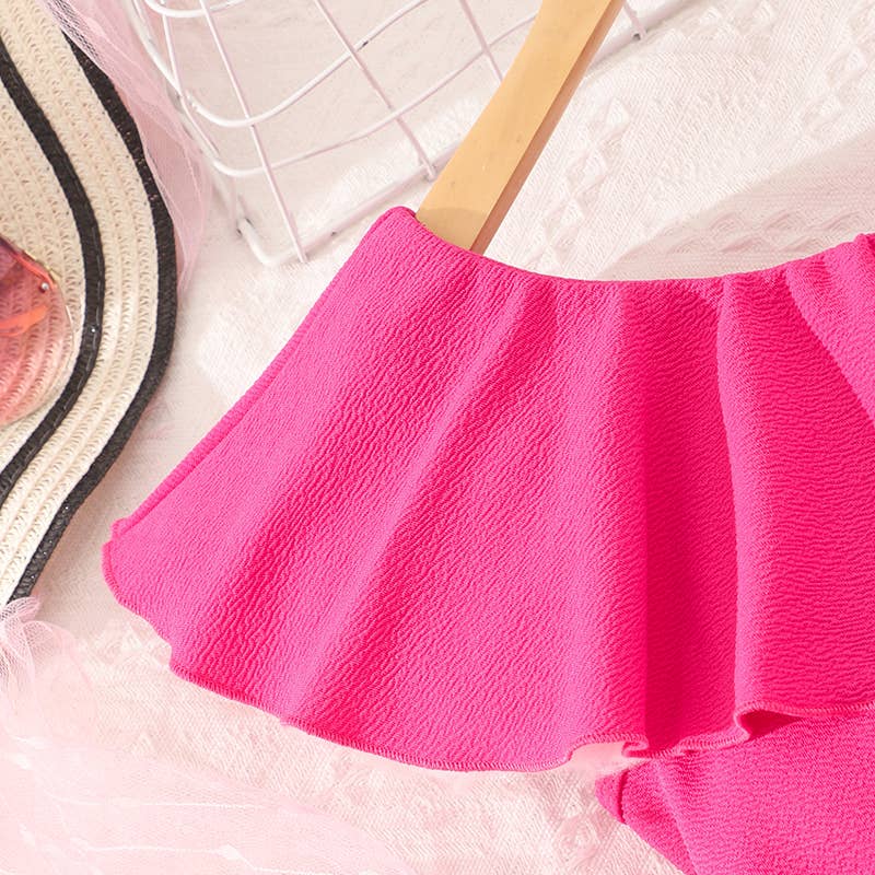 Adorable One-Shoulder Kids' Romper