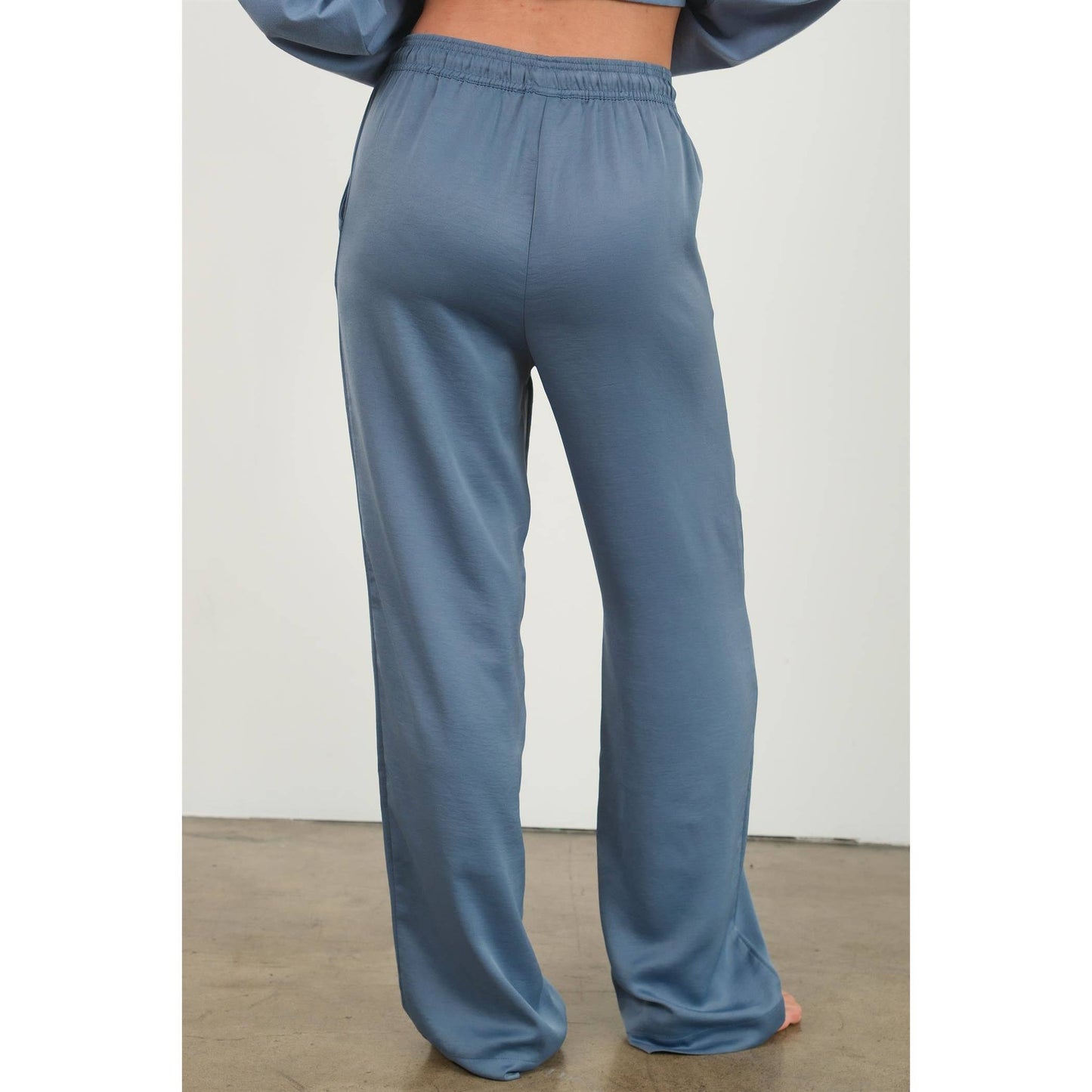 DZ24F305-RELAXED DRAWSTRING WAIST PANTS