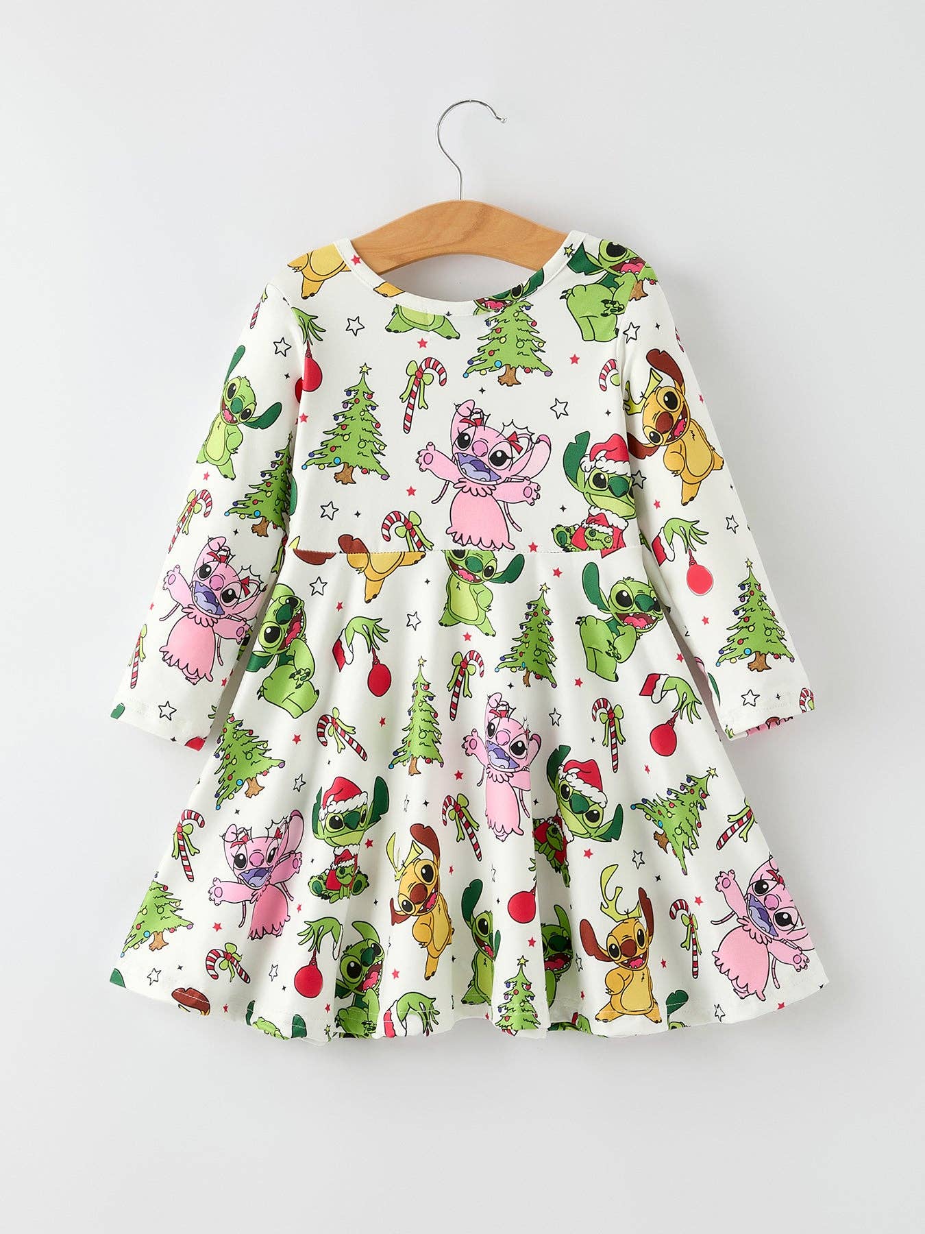 Stitch Christmas Girls Dress