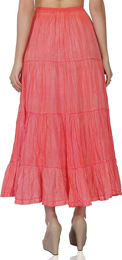 š Boho Gypsy Tie-Dye Maxi Skirt š