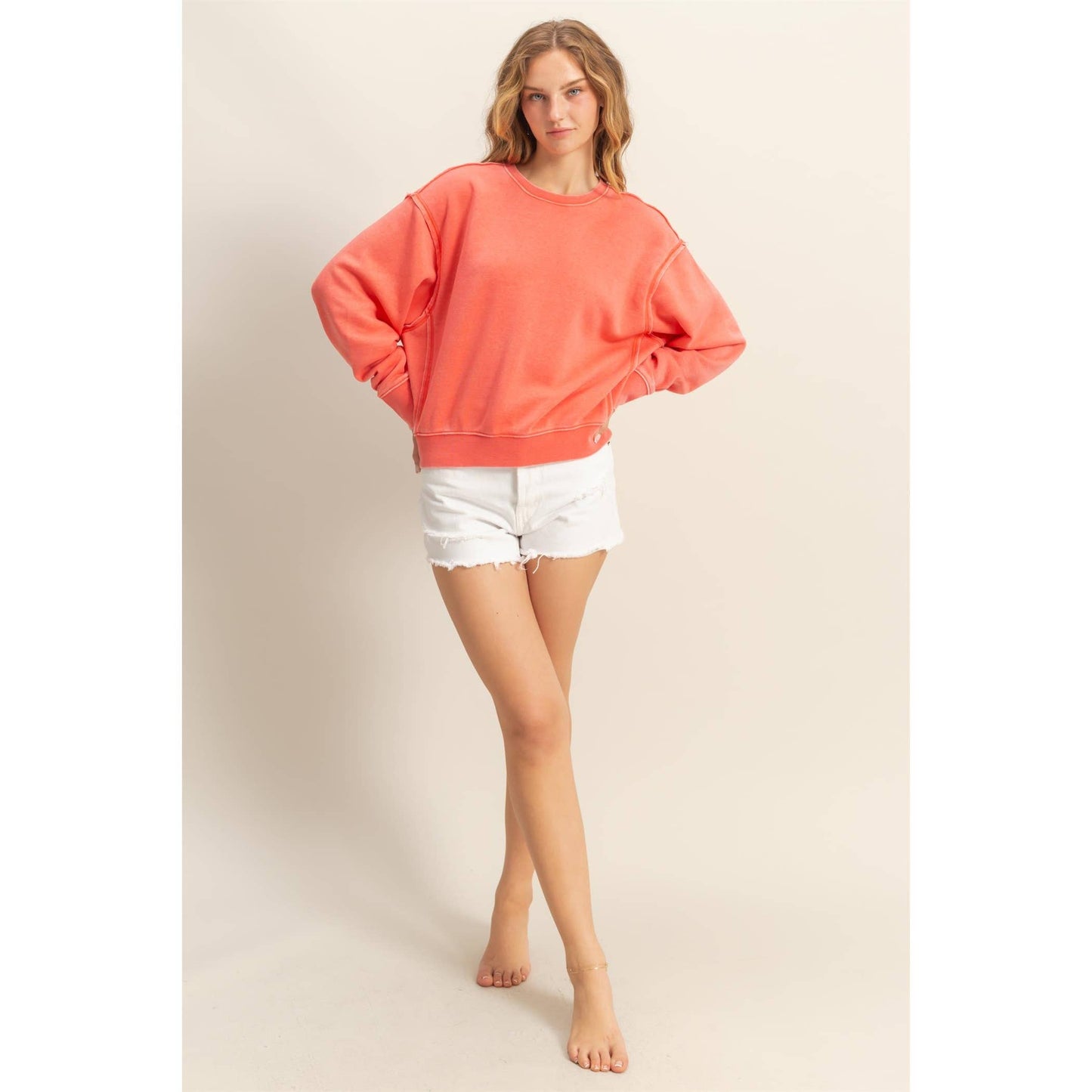 DZ25A974-Rest Day Seam Detail Sweatshirt