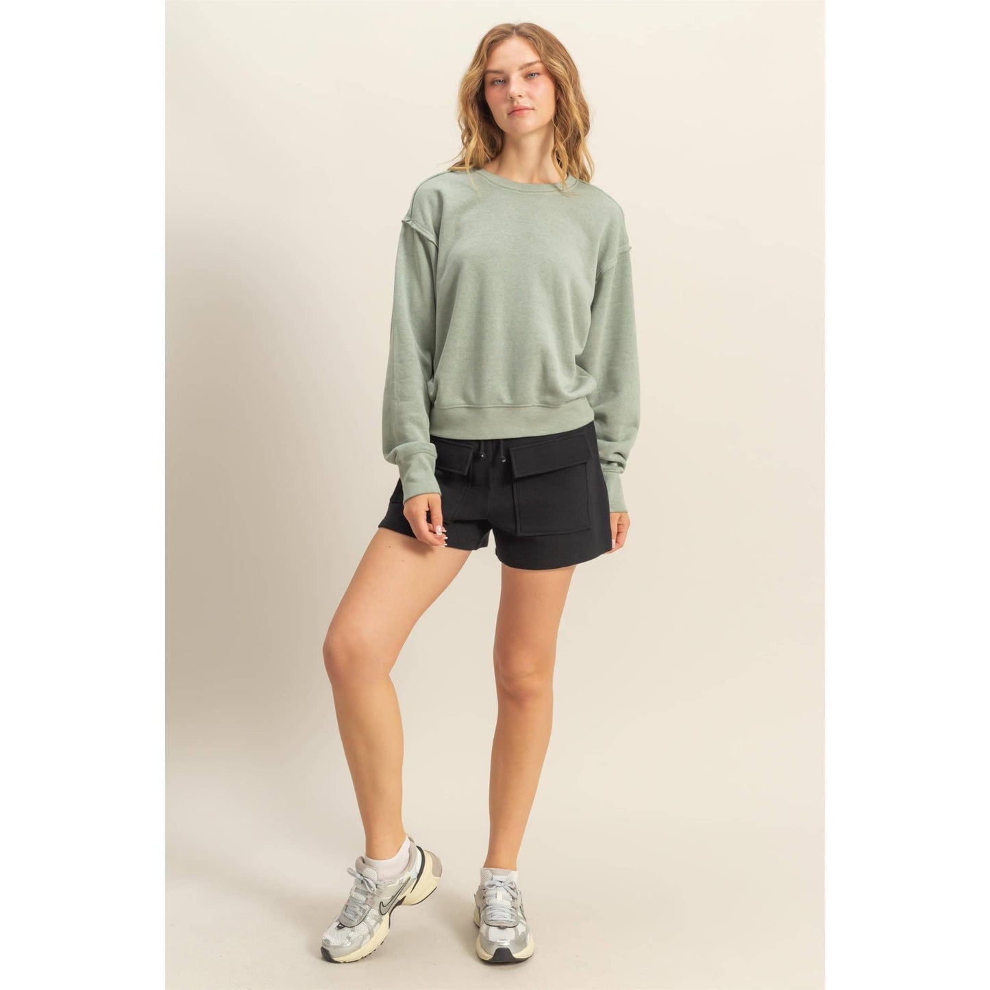 DZ25A974-Rest Day Seam Detail Sweatshirt