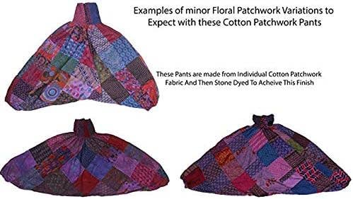 Cotton Harem Pants Boho Hippie Yoga Patch Print Casual Wear