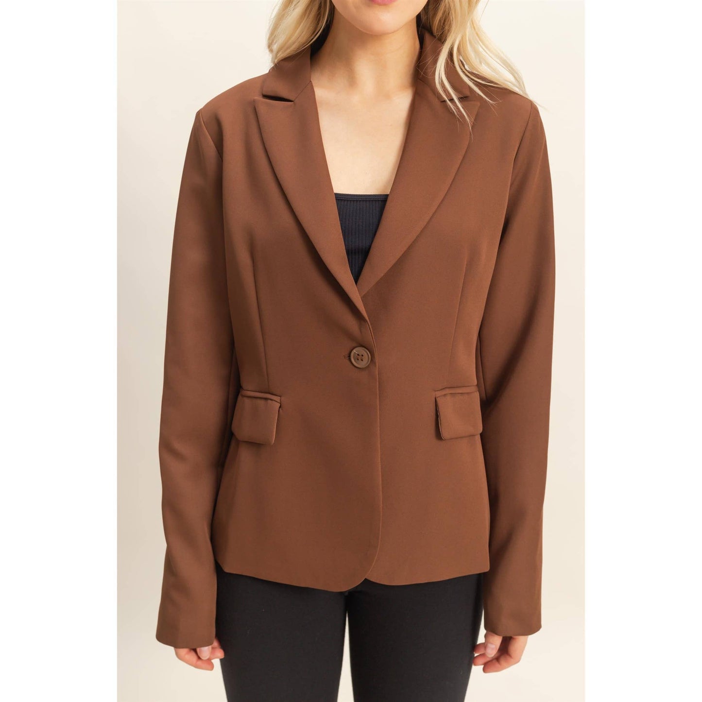 Single Button Blazer