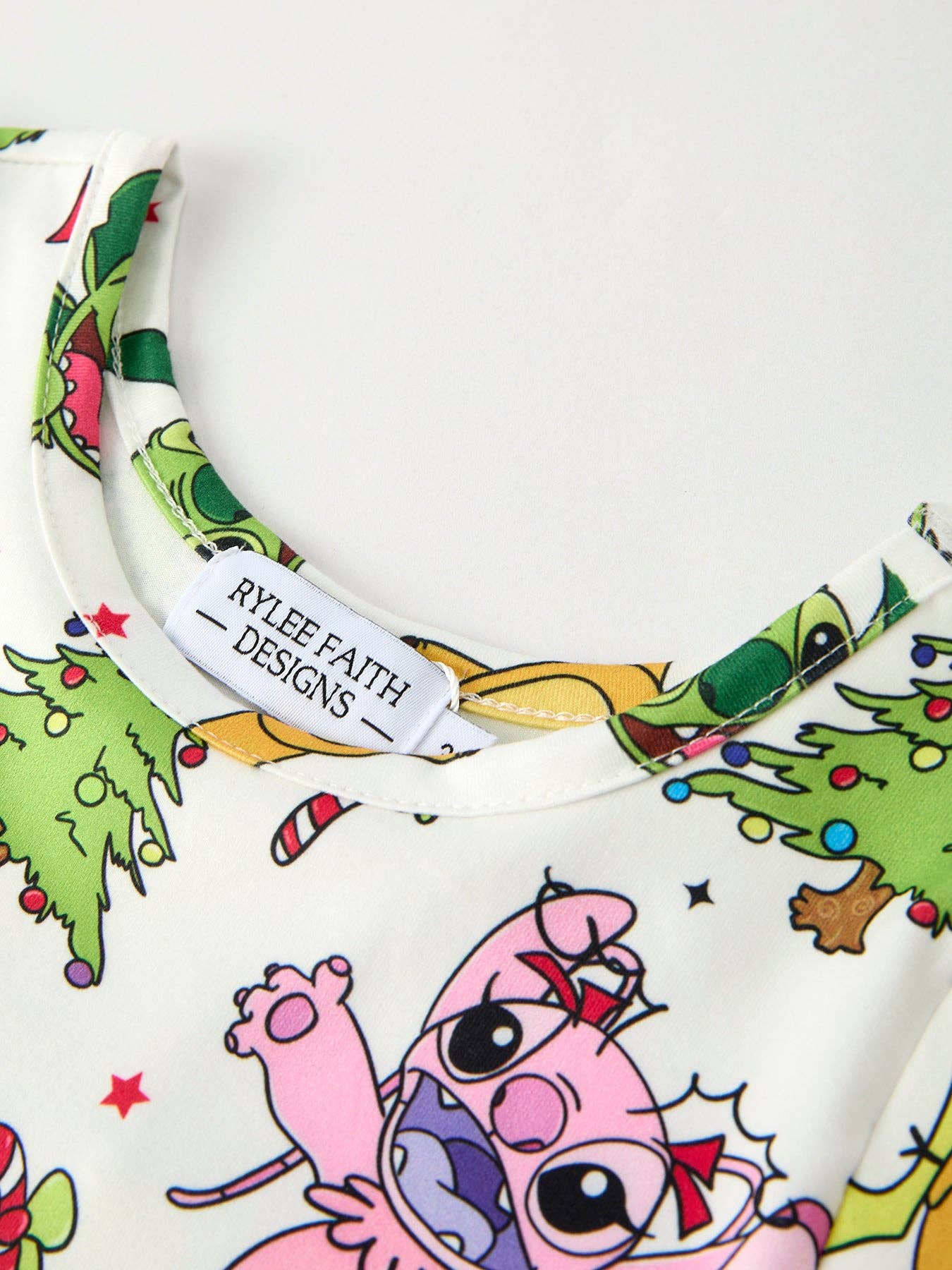 Stitch Christmas Girls Dress