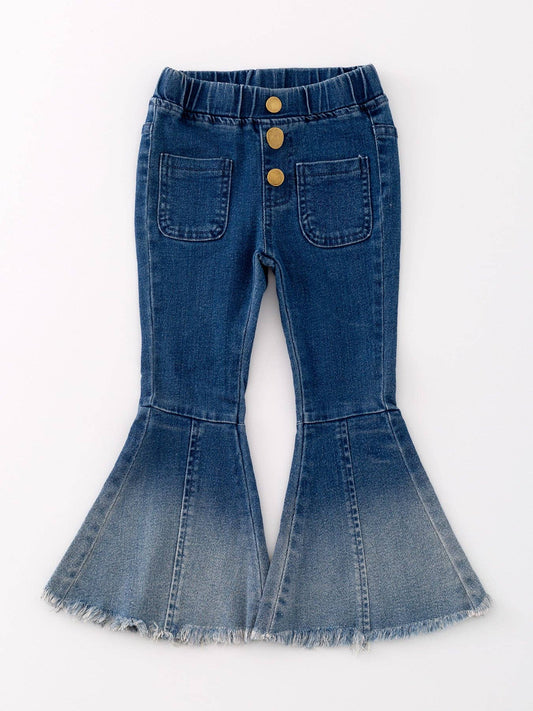 Girls Bell-bottoms Denim Jeans