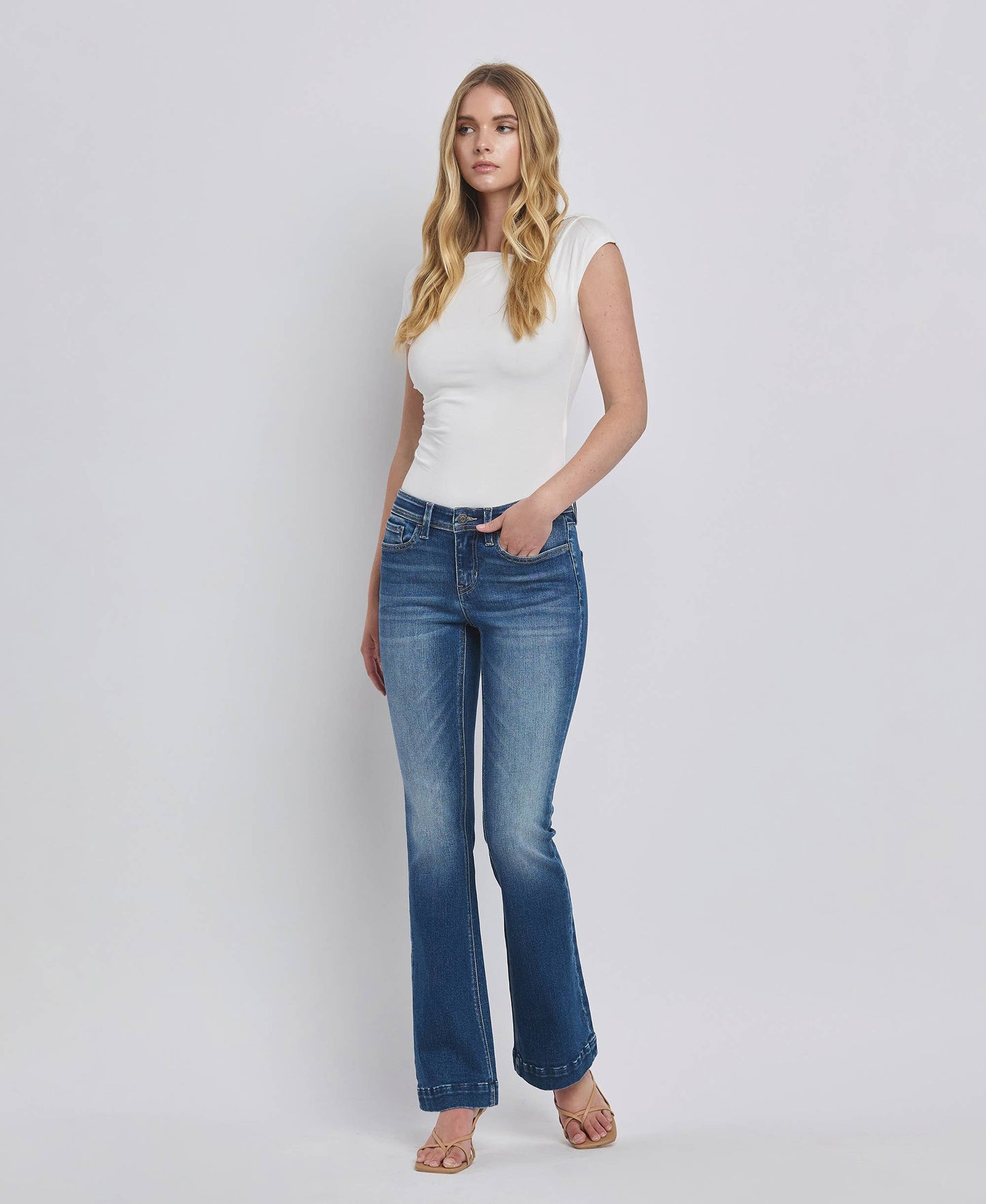 Flying Monkey Low Rise Boot Cut Jeans