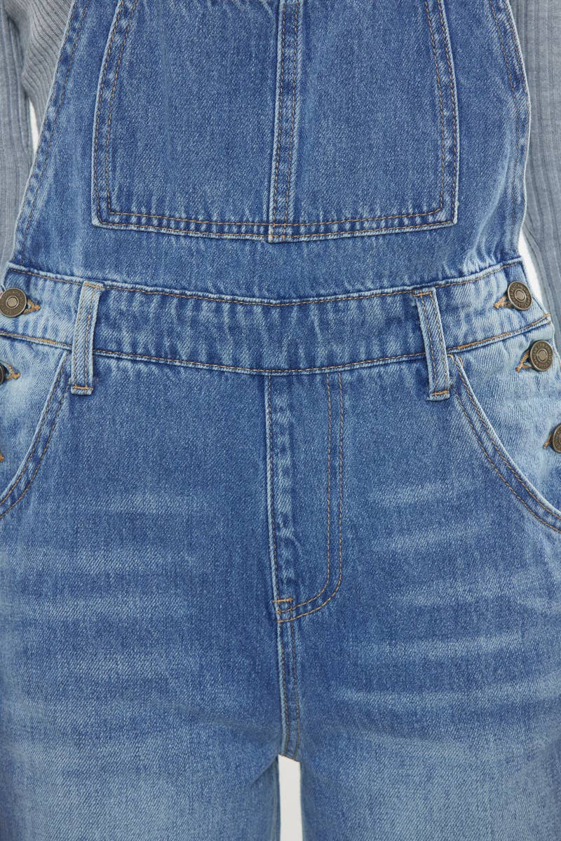 Kancan Overalls Medium Stone Wash