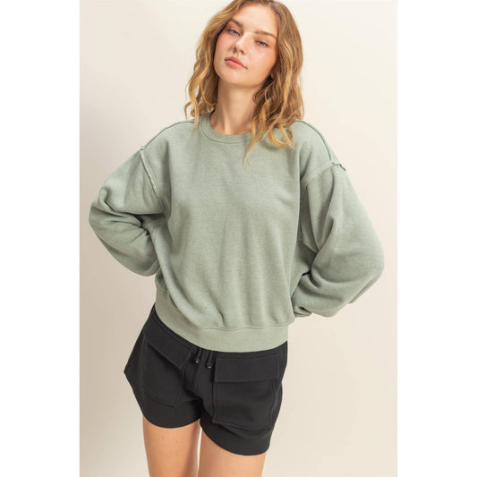 DZ25A974-Rest Day Seam Detail Sweatshirt