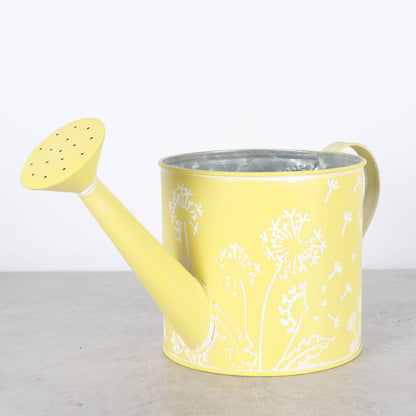 Dandelion Design Metal Pot For Houseplants - 4" Size