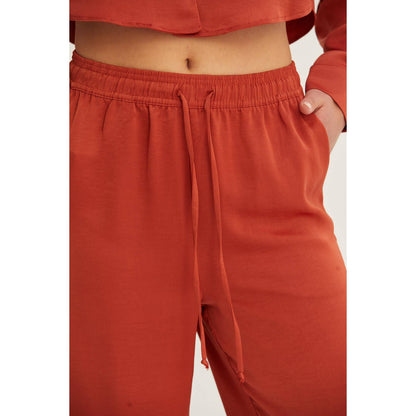 DZ24F305-RELAXED DRAWSTRING WAIST PANTS