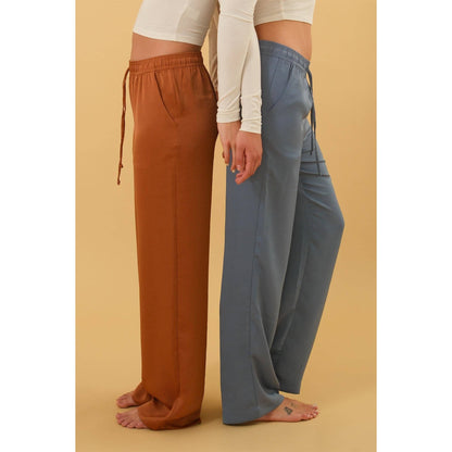 DZ24F305-RELAXED DRAWSTRING WAIST PANTS