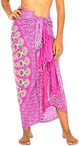 Block Printed Mandala Sarong Beach Cover Up Wrap Blanket