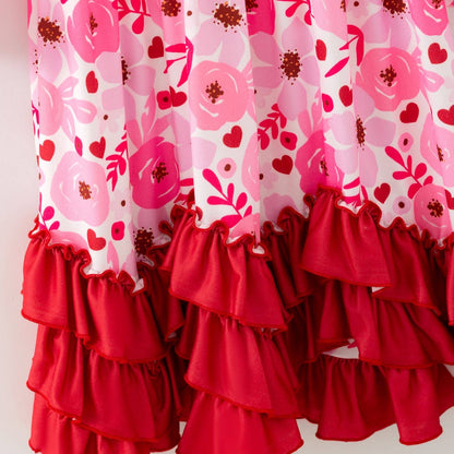 Cherry Poppy Maxi Girls Dress