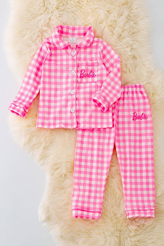 GINGHAM CHARACTER PAJAMAS. PJG40119 JEAN