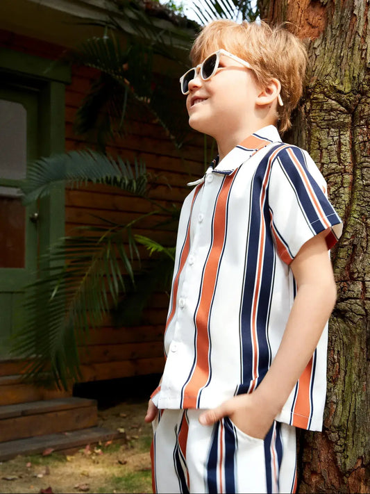 Boys' Stripe Bohemian Summer Set