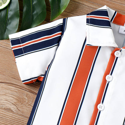Boys' Stripe Bohemian Summer Set