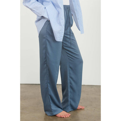 DZ24F305-RELAXED DRAWSTRING WAIST PANTS
