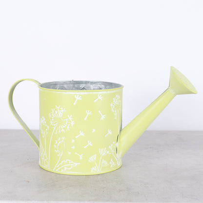 Dandelion Design Metal Pot For Houseplants - 4" Size