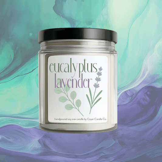 9 oz Candles - Eucalyptus Lavender