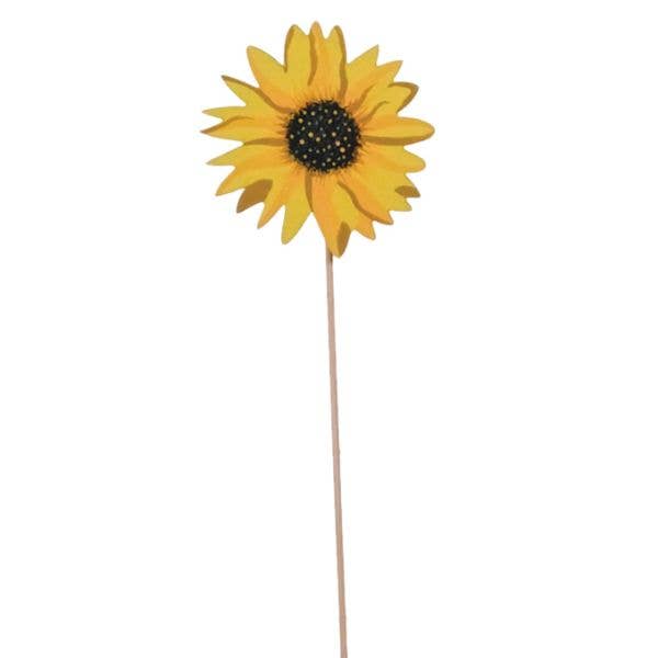 Sunflower Plant Picks - 13" Height