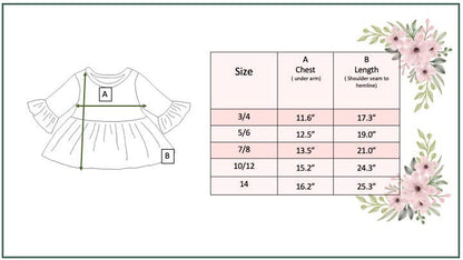 Kids Fall Winter Pink Leopard Ruffle Sleeve Shirt Blouse
