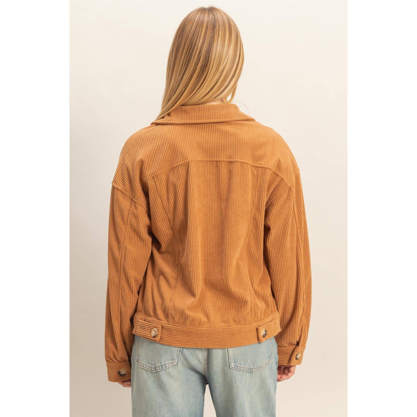 Corduroy Flap Pocket Jacket