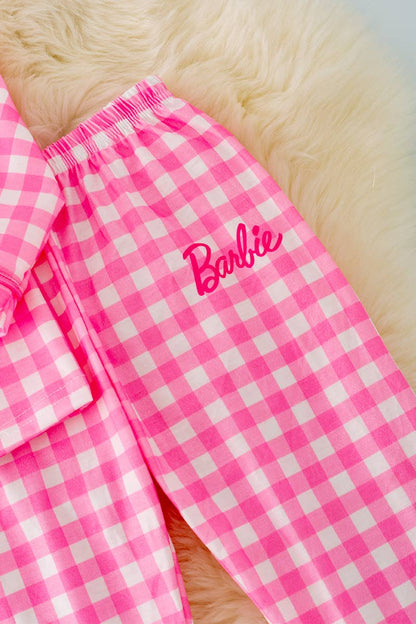 GINGHAM CHARACTER PAJAMAS. PJG40119 JEAN