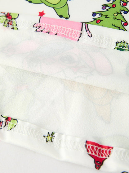 Stitch Christmas Girls Dress