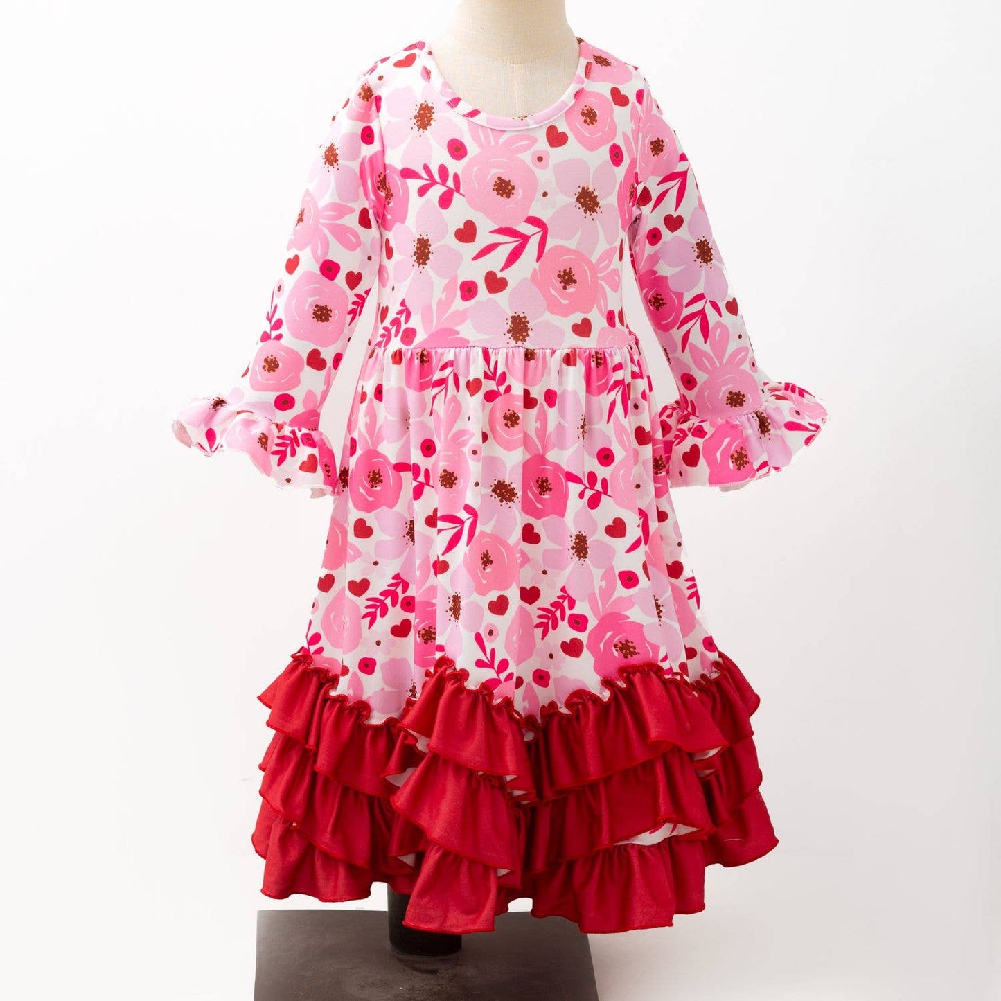 Cherry Poppy Maxi Girls Dress
