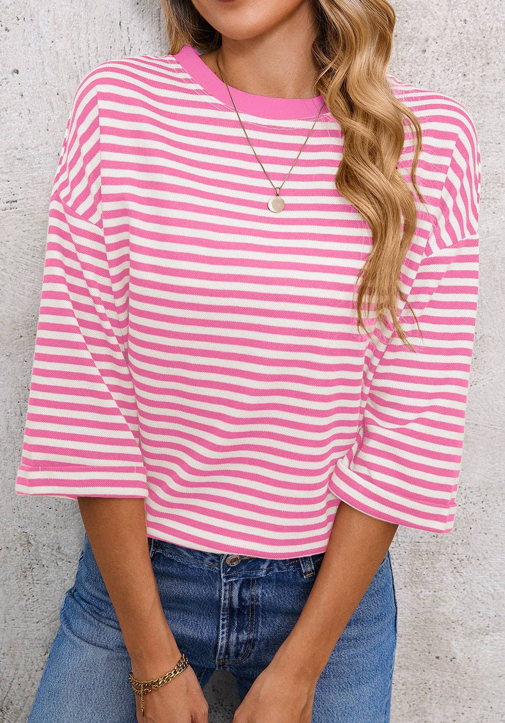 Green Striped Knit Back Bow Tie Open Back Top Women
