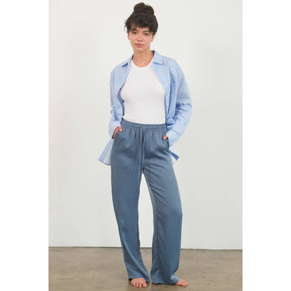 DZ24F305-RELAXED DRAWSTRING WAIST PANTS