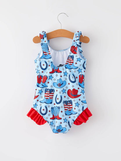 Star-Spangled Cowboy Swimsuit